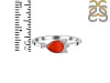 Red Onyx & White Topaz Ring ROX-RDR-433.