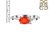 Red Onyx & White Topaz Ring ROX-RDR-435.