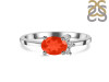 Red Onyx & White Topaz Ring ROX-RDR-435.