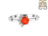 Red Onyx & White Topaz Ring ROX-RDR-437.