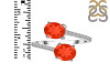 Red Onyx & White Topaz Ring ROX-RDR-440.