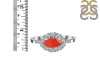 Red Onyx & White Topaz Ring ROX-RDR-446.