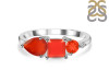 Red Onyx & White Topaz Ring ROX-RDR-455.