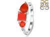 Red Onyx & White Topaz Ring ROX-RDR-455.