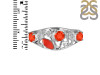 Red Onyx & White Topaz Ring ROX-RDR-459.
