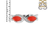Red Onyx & White Topaz Ring ROX-RDR-461.