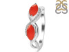 Red Onyx & White Topaz Ring ROX-RDR-461.