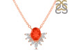 Red Onyx & White Topaz Necklace ROX-RN-72.