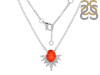 Red Onyx & White Topaz Necklace ROX-RN-72.