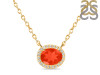 Red Onyx & White Topaz Necklace ROX-RN-85.