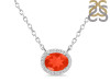 Red Onyx & White Topaz Necklace ROX-RN-85.