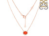 Red Onyx & White Topaz Necklace ROX-RN-85.