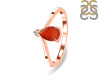 Red Onyx & White Topaz Ring ROX-RR-374.