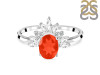 Red Onyx & White Topaz Ring ROX-RR-405.