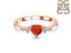 Red Onyx & White Topaz Ring ROX-RR-424.