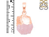 Rose Quartz Raw Crystal Pendant RSQ-RCYP-1