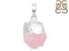 Rose Quartz Raw Crystal Pendant RSQ-RCYP-1