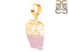 Rose Quartz Raw Crystal Pendant RSQ-RCYP-1