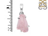 Rose Quartz Rough Pendant-SP RSQ-1-114
