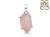 Rose Quartz Rough Pendant-SP RSQ-1-121