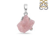 Rose Quartz Rough Pendant-SP RSQ-1-123