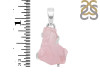 Rose Quartz Rough Pendant-SP RSQ-1-126