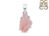 Rose Quartz Rough Pendant-SP RSQ-1-127