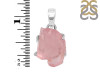 Rose Quartz Rough Pendant-SP RSQ-1-130