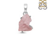 Rose Quartz Rough Pendant-SP RSQ-1-136