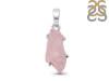 Rose Quartz Rough Pendant-SP RSQ-1-140