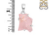 Rose Quartz Rough Pendant-SP RSQ-1-152