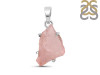 Rose Quartz Rough Pendant-SP RSQ-1-160