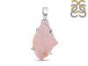 Rose Quartz Rough Pendant-SP RSQ-1-163