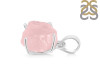 Rose Quartz Rough Pendant-SP RSQ-1-210
