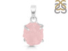Rose Quartz Rough Pendant-SP RSQ-1-215