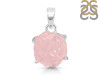 Rose Quartz Rough Pendant-SP RSQ-1-217