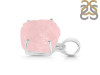 Rose Quartz Rough Pendant-SP RSQ-1-217