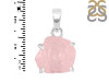 Rose Quartz Rough Pendant-SP RSQ-1-220