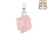 Rose Quartz Rough Pendant-SP RSQ-1-221