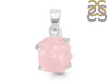 Rose Quartz Rough Pendant-SP RSQ-1-231