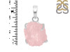Rose Quartz Rough Pendant-SP RSQ-1-243