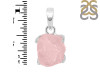 Rose Quartz Rough Pendant-SP RSQ-1-245