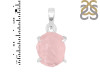 Rose Quartz Rough Pendant-SP RSQ-1-248