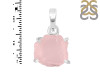 Rose Quartz Rough Pendant-SP RSQ-1-252