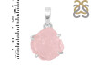 Rose Quartz Rough Pendant-SP RSQ-1-259