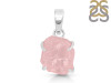 Rose Quartz Rough Pendant-SP RSQ-1-262