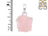 Rose Quartz Rough Pendant-SP RSQ-1-273