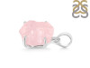 Rose Quartz Rough Pendant-SP RSQ-1-274