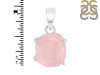 Rose Quartz Rough Pendant-SP RSQ-1-282