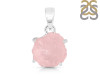 Rose Quartz Rough Pendant-SP RSQ-1-283